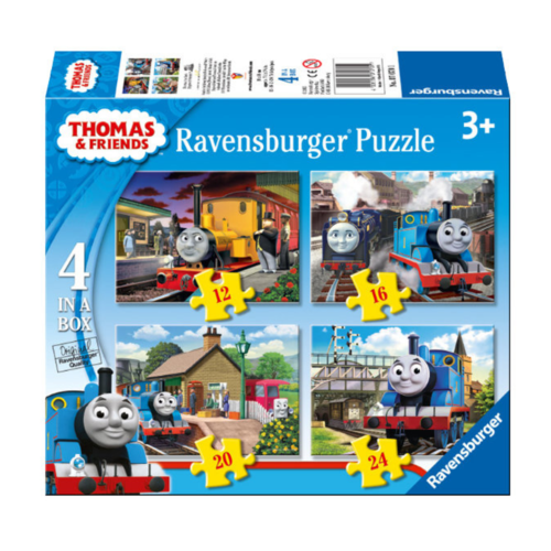 Thomas De Trein Puzzel - Thomas de trein & zijn vrienden - 12,16,20 & 24st. Thomas De Trein Puzzel - Thomas de trein & zijn vrienden - 12,16,20 & 24st.