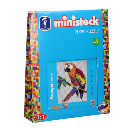 Ministeck Ministeck - Mozaïek - Papegaai - 1300dlg. Ministeck Ministeck - Mozaïek - Papegaai - 1300dlg.