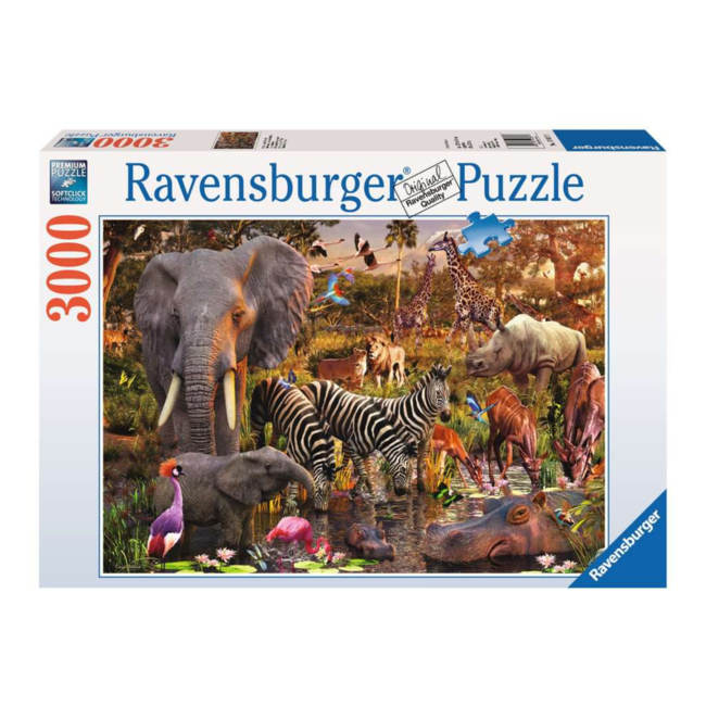 Ravensburger Puzzel - Afrikaanse dierenwereld - 3000st.
