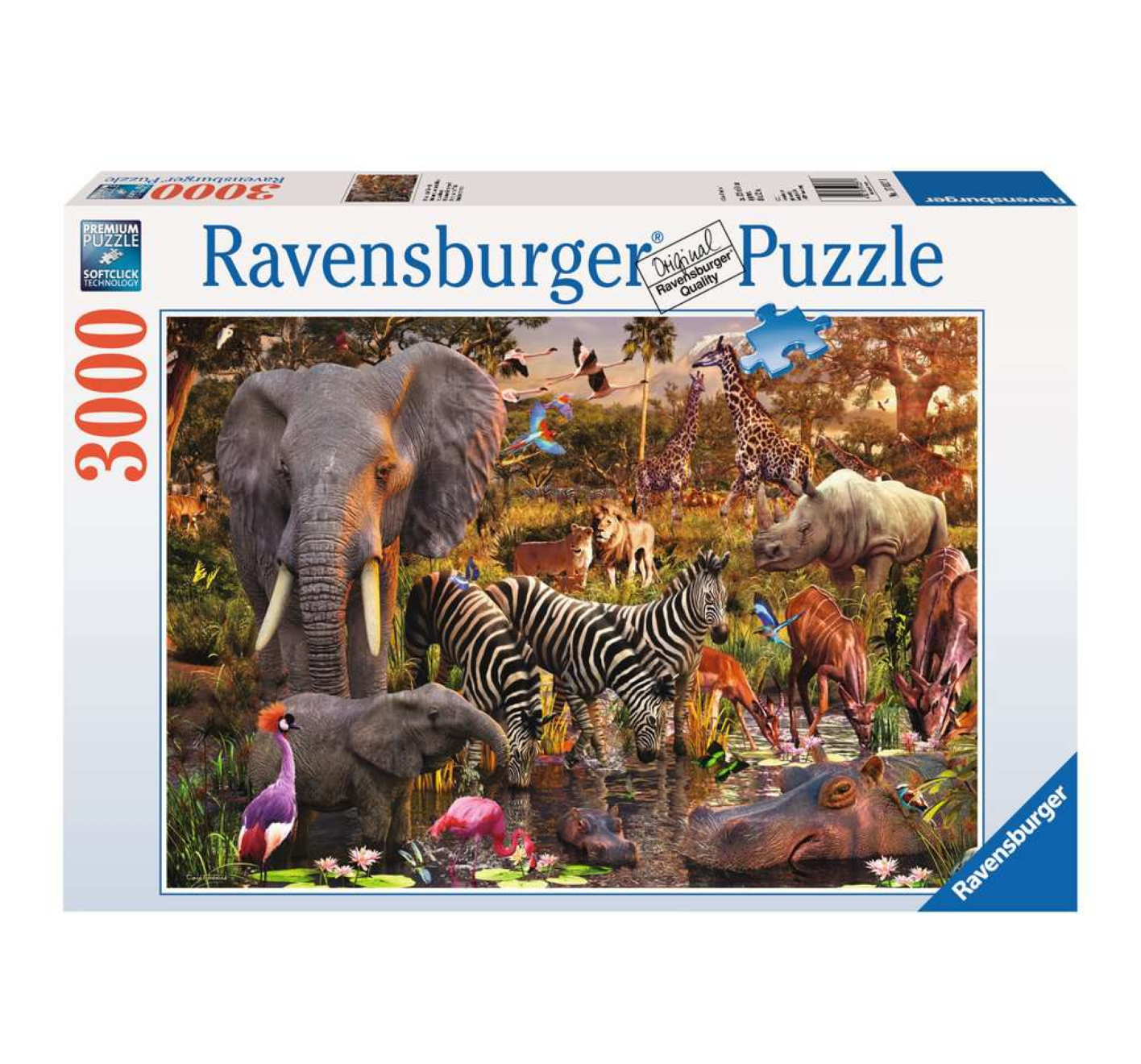 Puzzel - Afrikaanse dierenwereld - 3000st.
