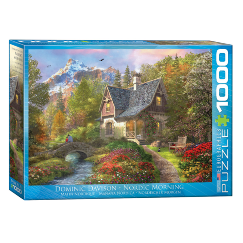 Eurographics Puzzel - Zonsopkomst in Scandinavië - 1000st. Eurographics Puzzel - Zonsopkomst in Scandinavië - 1000st.