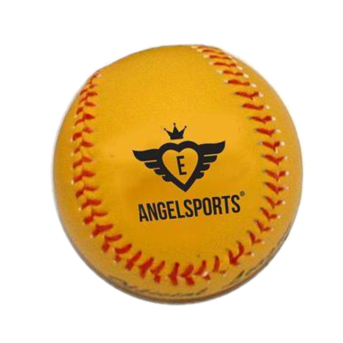 Engelhart Angel Sports - Bal honkbal 9" - Geel in netje Engelhart Angel Sports - Bal honkbal 9" - Geel in netje