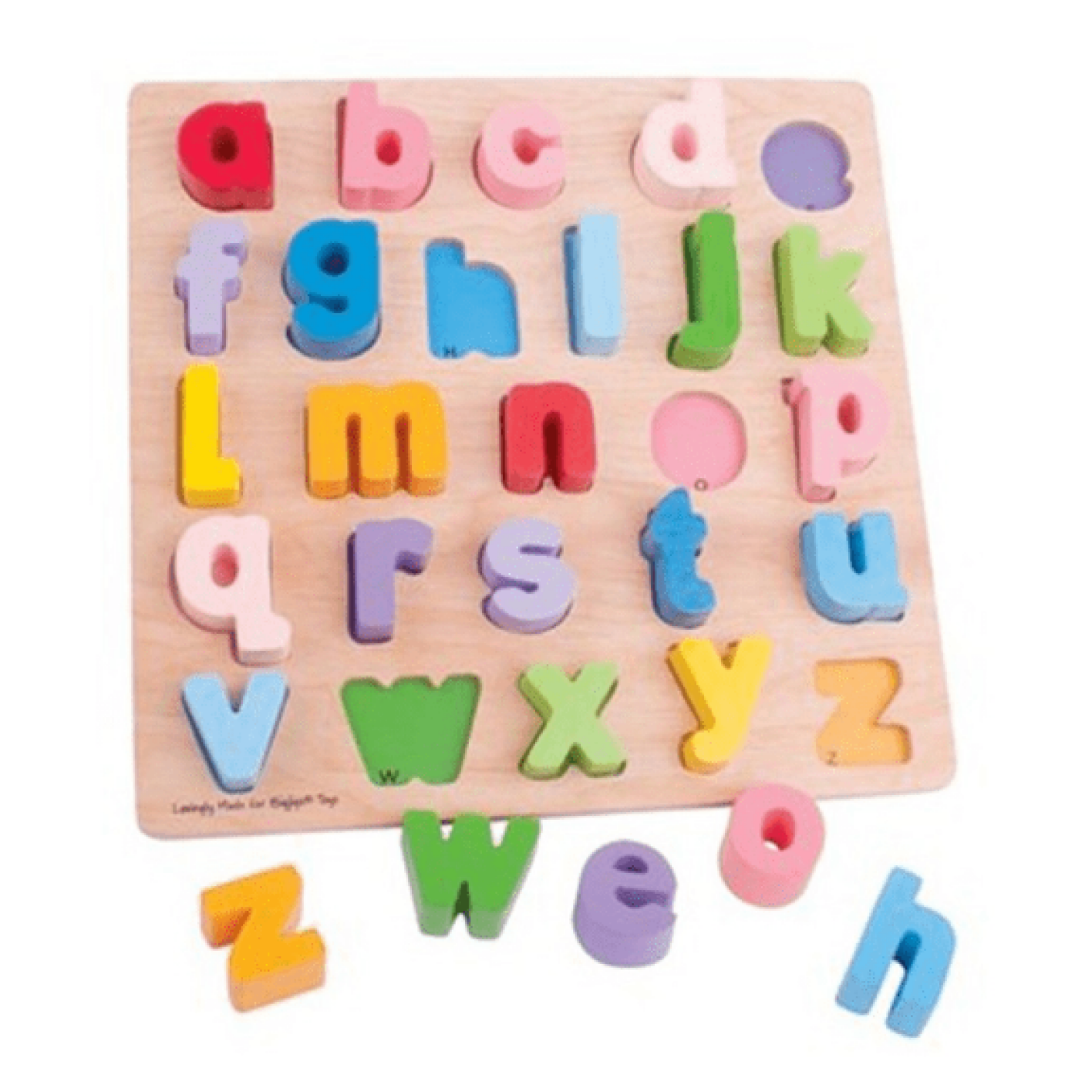 Puzzel - Alfabet - Kleine letters - Dikke stukken - 26st.