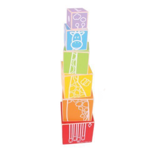 BigJigs Stapelblokken - Hout - 1+ BigJigs Stapelblokken - Hout - 1+