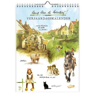 Comello Verjaardagskalender - Lang leve de boerderij - 18x25cm