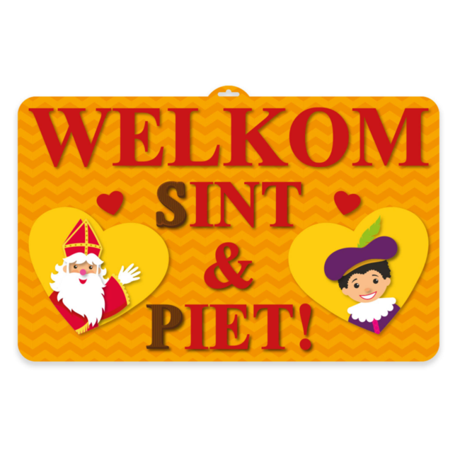 Folat Huldebord - Welkom Sint & Piet