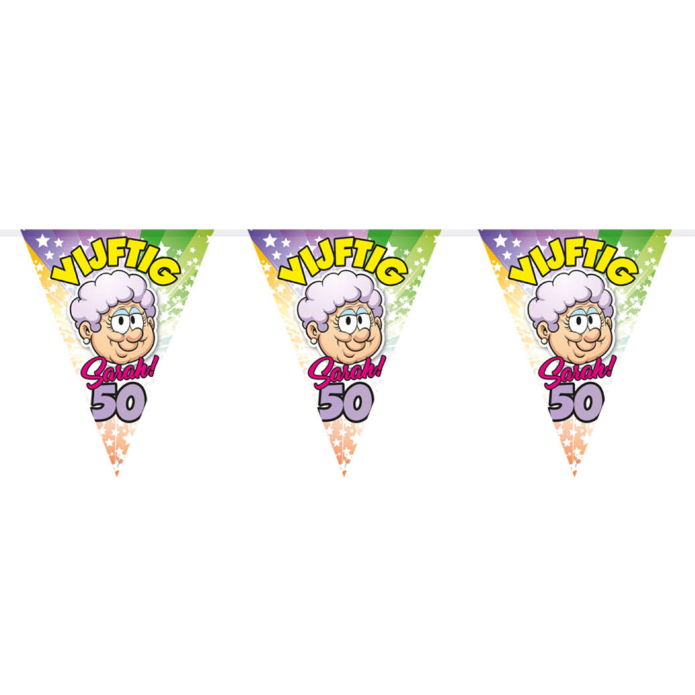 Vlaggenlijn - 50 jaar, Sarah - 10m