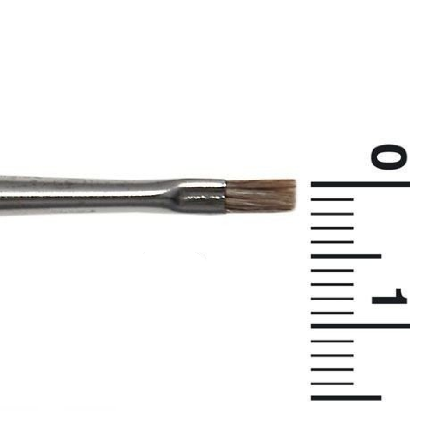 Schminkpenseel - R2 - Plat - Runderhaar