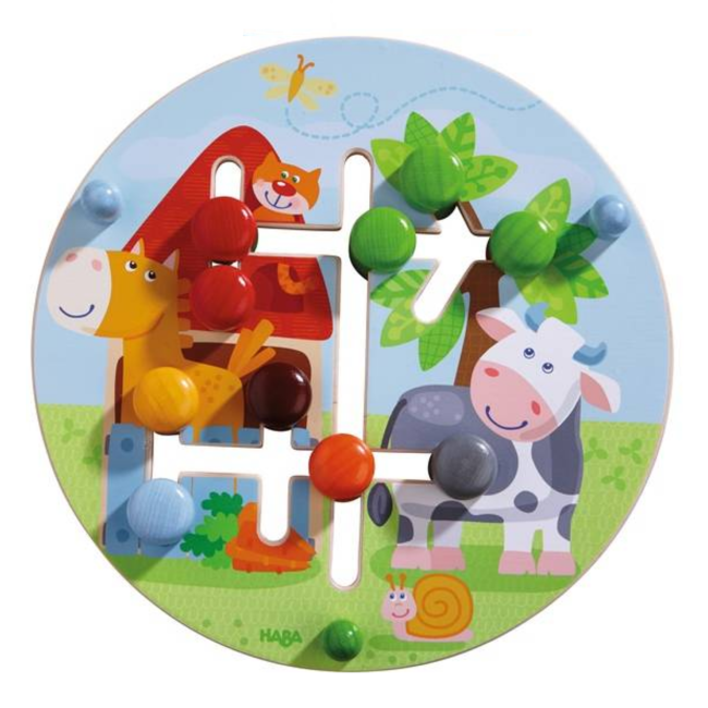 Haba Motoriekbord - Boerderijwereld - 1+