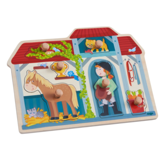 Haba Puzzel - In de paardenstal - 6st.