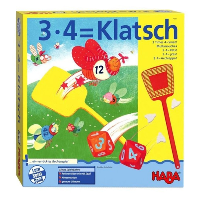 Haba Spel - 3x4 = Klatsch, Vermenigvuldigspel - 6+