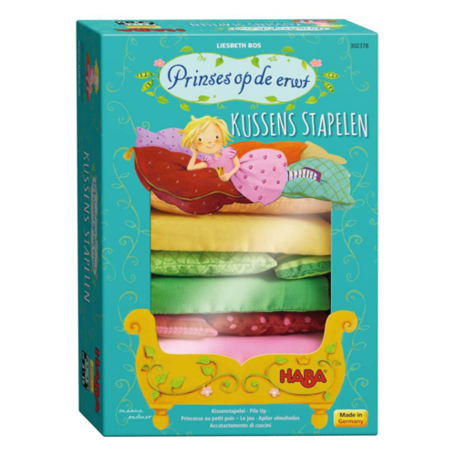 Haba Spel - De prinses op de erwt - Kussens stapelen - 3+ Haba Spel - De prinses op de erwt - Kussens stapelen - 3+