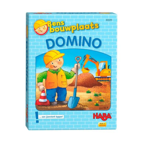 Haba Spel - Domino - Bens bouwplaats - 3+* Haba Spel - Domino - Bens bouwplaats - 3+*