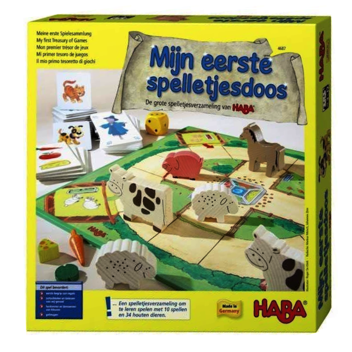 Spel - Mijn eerste spelletjesdoos - De grote spelletjesverzameling - 3+