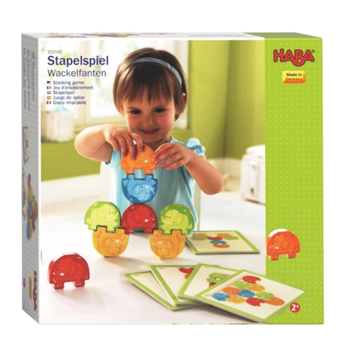 Haba Spel - Stapelspel - Waggelfanten Haba Spel - Stapelspel - Waggelfanten
