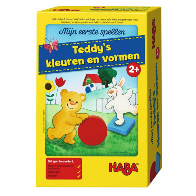 Haba Spel - Teddy's kleuren & vormen - 2+