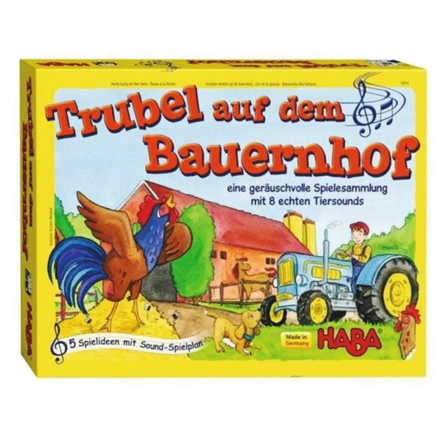 Haba Spel - Vrolijke drukte op de boerderij - Incl. Nederlandse handleiding - 3+*