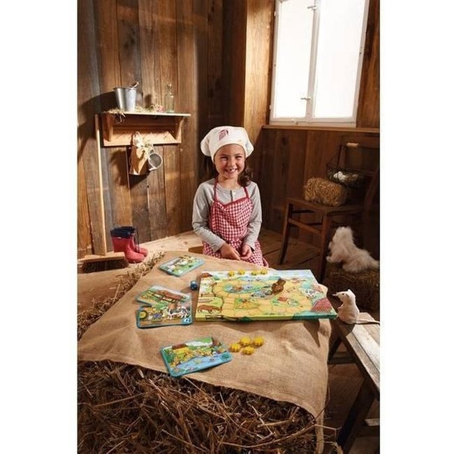Haba Spel - Vrolijke drukte op de boerderij - Incl. Nederlandse handleiding - 3+*