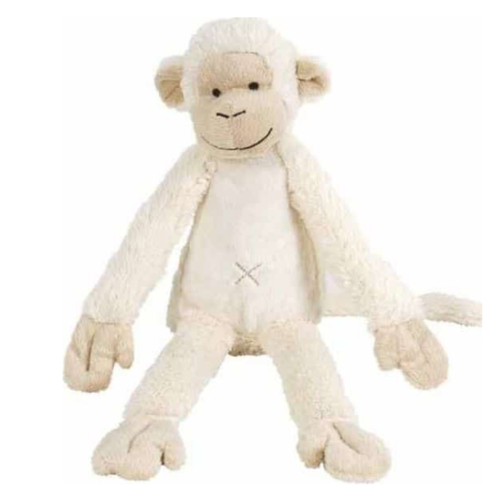 Happy horse Knuffel - Aap - Hangend - Wit - nr.2 Happy horse Knuffel - Aap - Hangend - Wit - nr.2