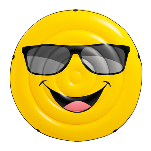 Intex Opblaasfiguur - Emoticon - Smiley - 173x27cm Intex Opblaasfiguur - Emoticon - Smiley - 173x27cm