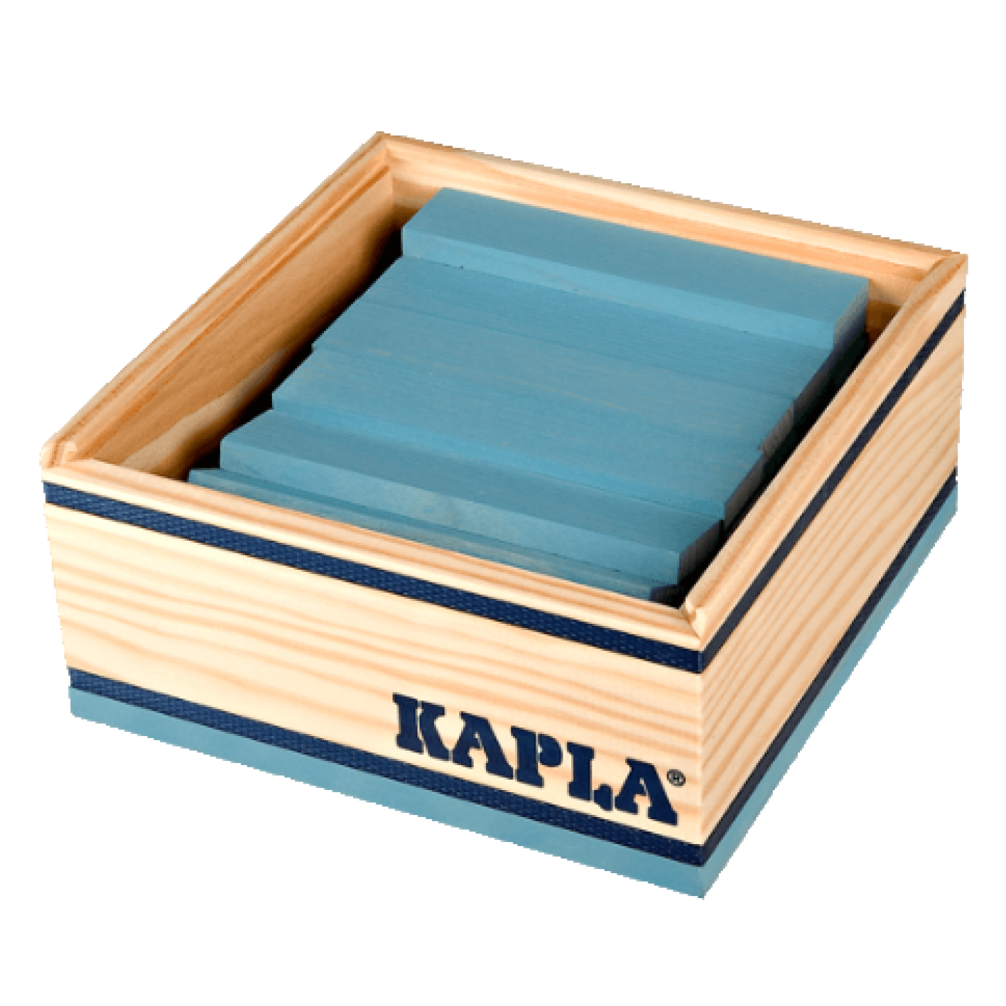 Plankjes - Kapla - Licht blauw - 40st.