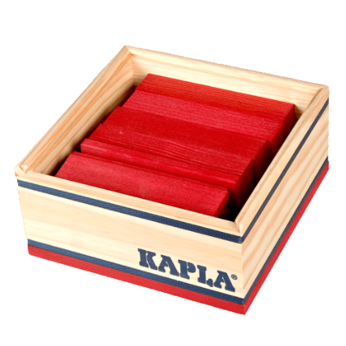Plankjes - Kapla - Rood - 40st.
