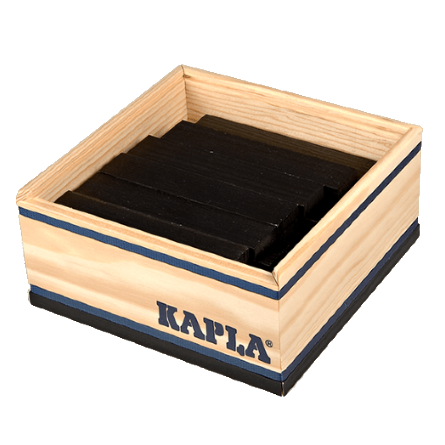 Plankjes - Kapla - Zwart - 40st.