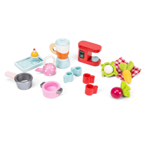 Le Toy Van Poppenhuis accessoires - Keukenset Le Toy Van Poppenhuis accessoires - Keukenset
