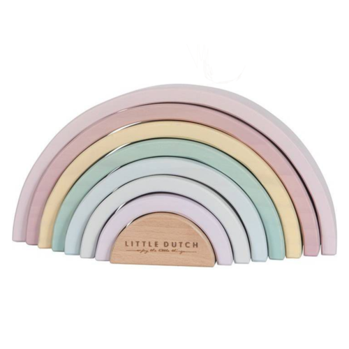 Little Dutch Blokken - Regenboog - Roze - Little Dutch Little Dutch Blokken - Regenboog - Roze - Little Dutch