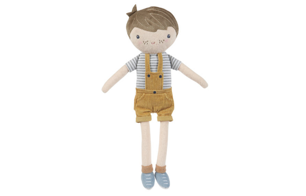 Pop - Knuffelpop - Jim - Blauw - 35cm