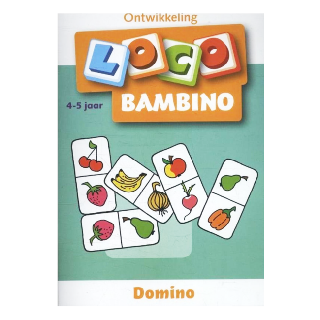 Loco Leerspellen Loco Bambino - Boekje - Domino - 4-5 jaar*