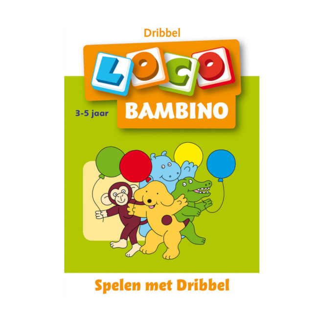 Loco Leerspellen Loco Bambino - Boekje - Spelen met Dribbel - 3-5 jaar*