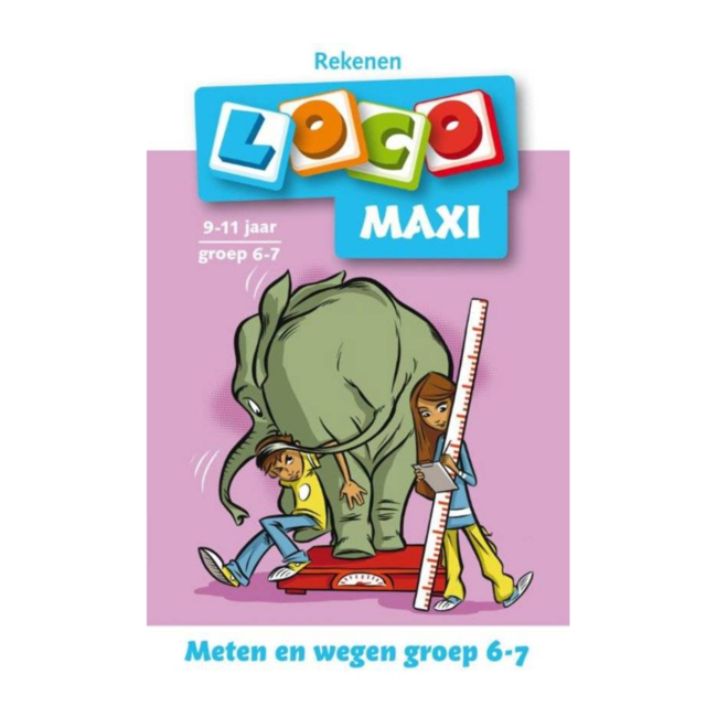 Loco Leerspellen Loco Maxi - Boekje - Meten & wegen - Groep 6/7*