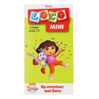 Loco Leerspellen Loco Mini - Boekje - Op avontuur met Dora - 4/6 Jaar - Groep 1/2