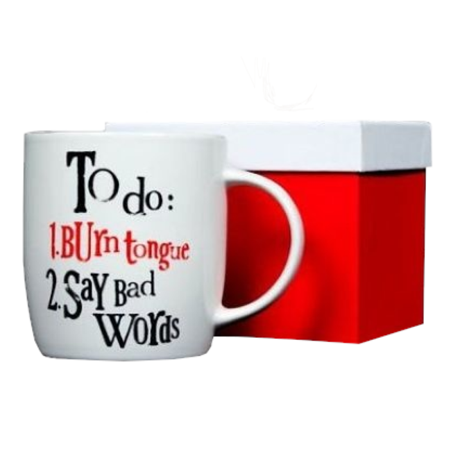 Artige Mok - Burn Tongue - Bright side