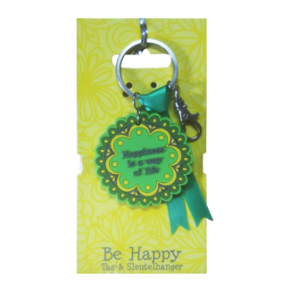 Miko Sleutelhanger - Happiness is a way of life - Be happy