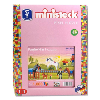 Ministeck Mozaïek - De Manege - 4 In 1 - XLbox - 1000dlg.