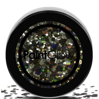 Paintglow Polyglitter - Zwart - 25ml