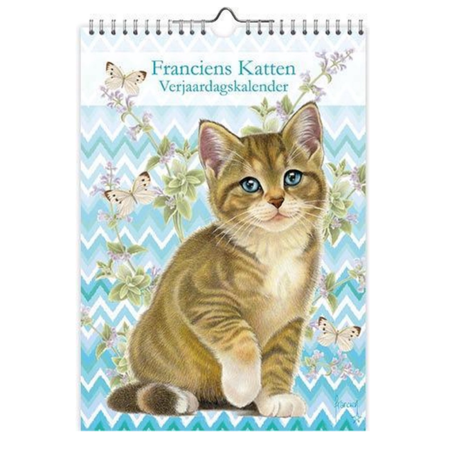 Comello Verjaardagskalender - Franciens katten - Miepje - A4