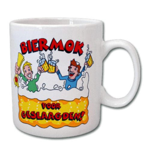 Paperdreams Mok - Geslaagd - Biermok - Groot* Paperdreams Mok - Geslaagd - Biermok - Groot*