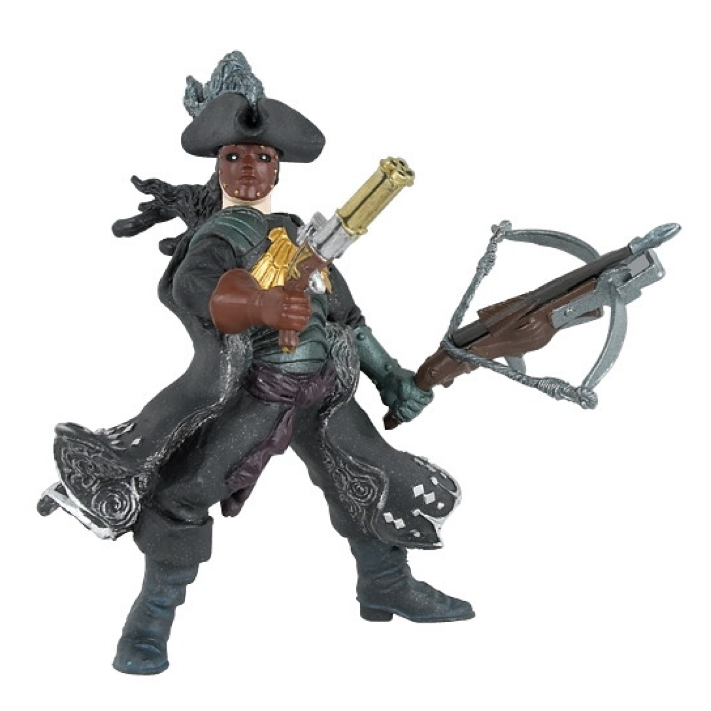 Speelfiguur - Mens - Krijger - Met leren masker*