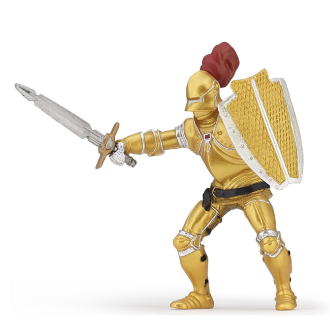 Papo Speelfiguur - Mens - Ridder - De gouden ridder