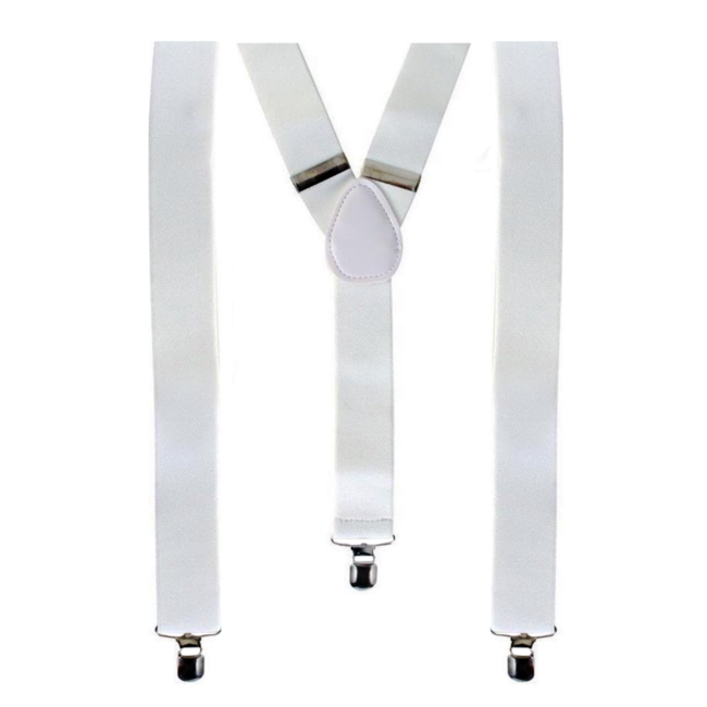 PartyXplosion Bretels - Wit