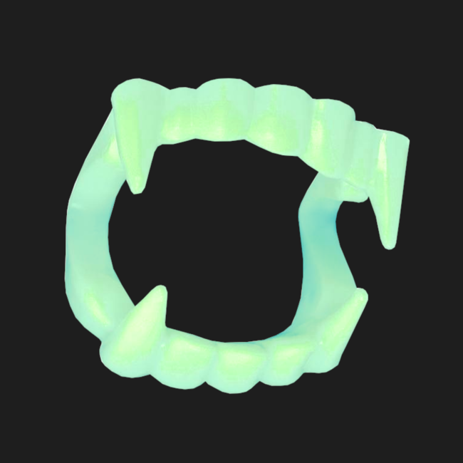 PartyXplosion Gebit - Dracula - Vampier - Glow in the dark