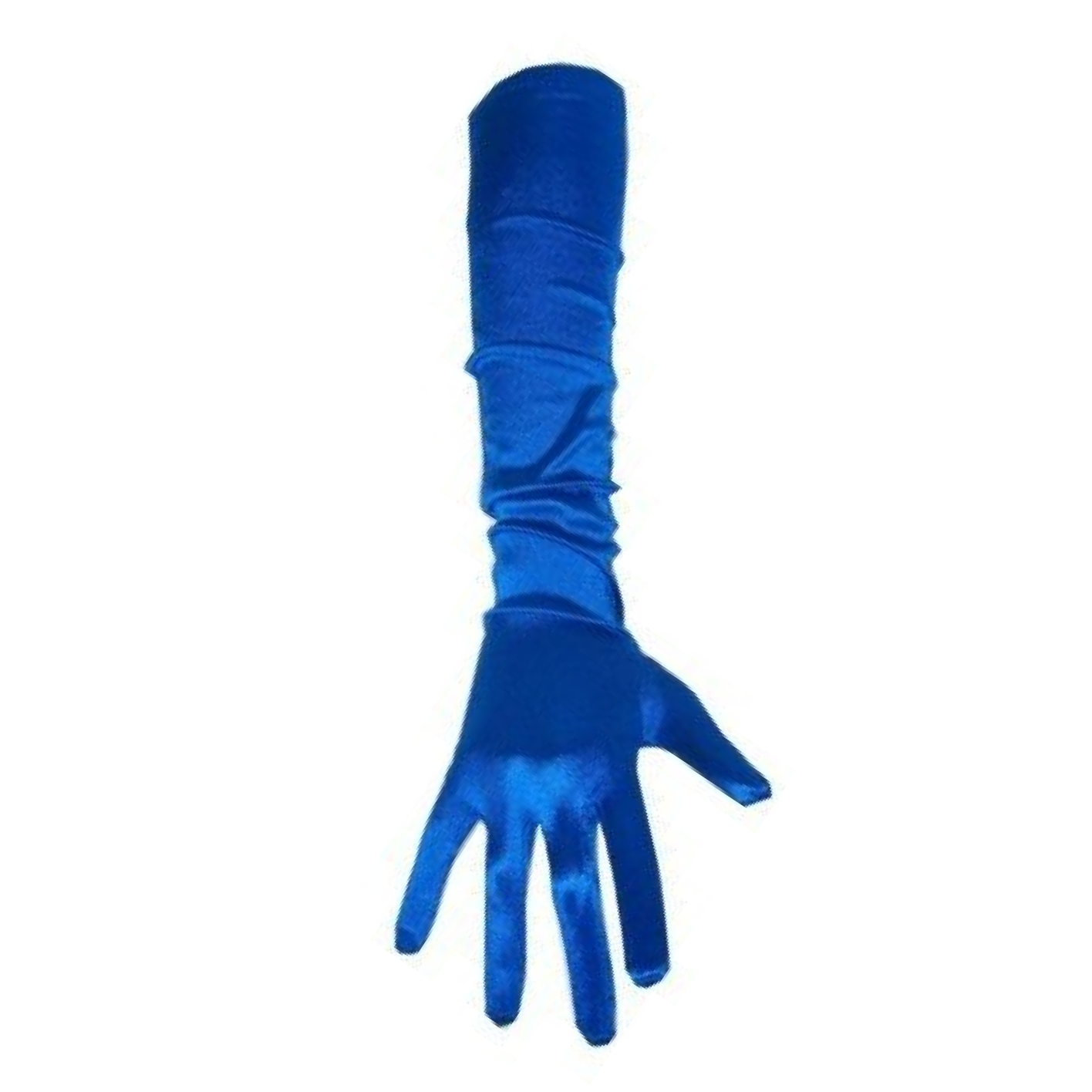 Handschoenen - Blauw - Satijn - 48cm