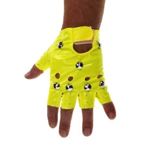 PartyXplosion Handschoenen - Geel - Fluor / neon - Punk PartyXplosion Handschoenen - Geel - Fluor / neon - Punk