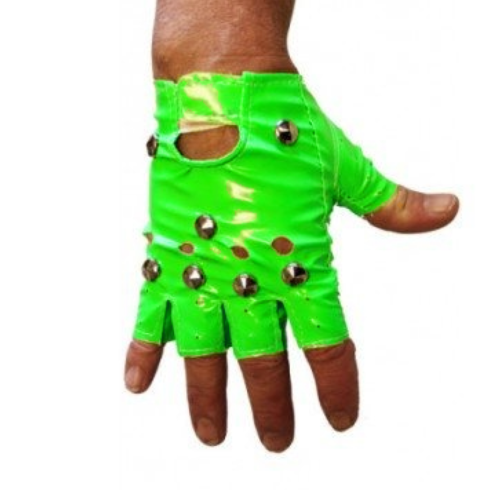 PartyXplosion Handschoenen - Groen - Punk - Fluor, neon PartyXplosion Handschoenen - Groen - Punk - Fluor, neon