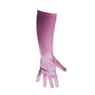 PartyXplosion Handschoenen - Licht roze - Strech - Luxe - 35cm