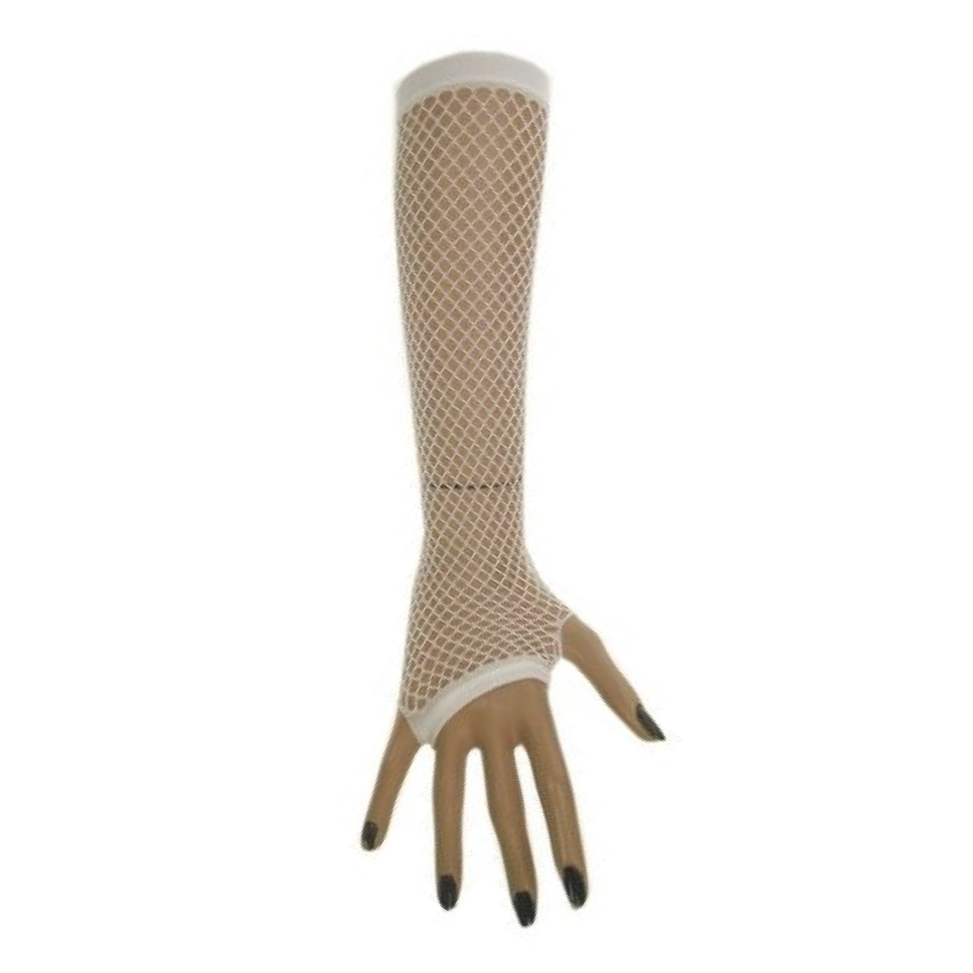 Handschoenen - Wit - Net - Lang