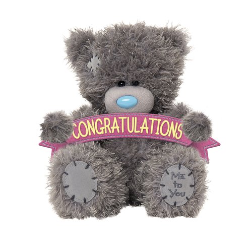 Me to You Knuffel - Beer - Congratulations - 11cm Me to You Knuffel - Beer - Congratulations - 11cm